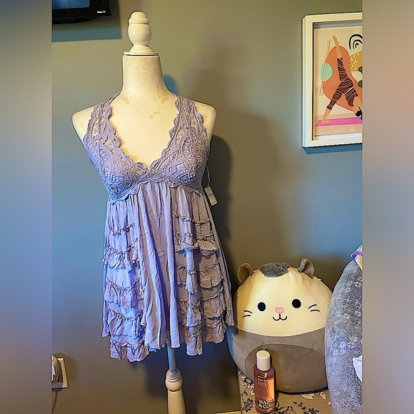 Free People Adella Halter Slip NWT - Picture 10 of 14